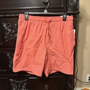 Men’s Old Navy Red Striped swimming trunks